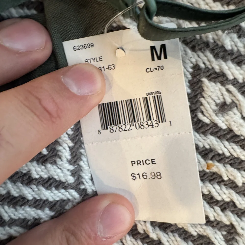 MiMi Maternity Olive Green Nursing Bra Medium NWT - Picture 2 of 3